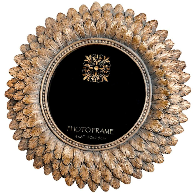 Fern Cottage Large Gold Sunburst Frame