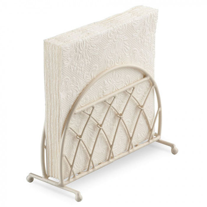 Napkin Holder Standing Lattice Cream
