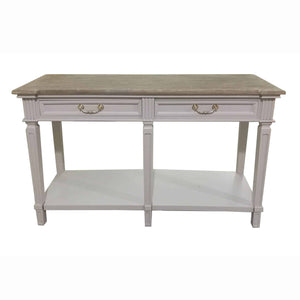 Fern Cottage Girona 2 Drawer Console Table with Shelf