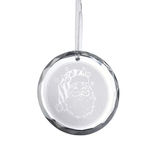 Galway Living Santa Round Hanging Ornament