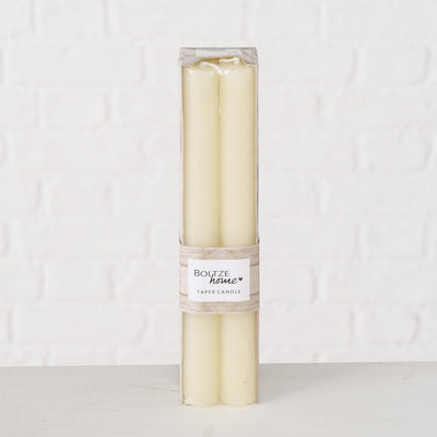 Taper Candle Melia Paraffin Cream of 4