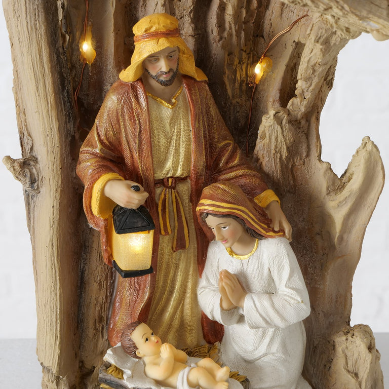 Decorative Led Jesaja Nativity scene