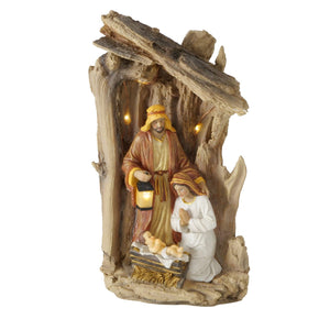 Decorative Led Jesaja Nativity scene