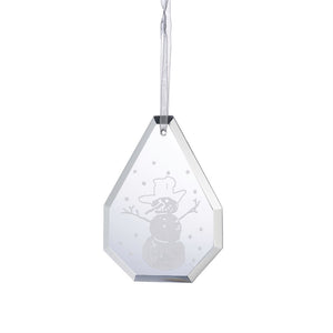 Galway Living Droplet Snowman Hanging Ornament