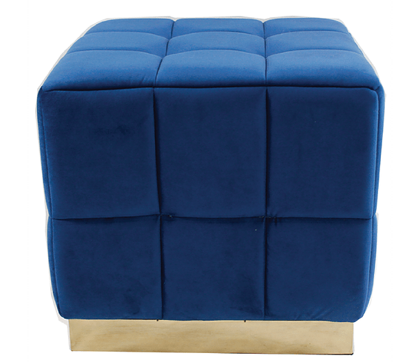 Royal Blue Footstool