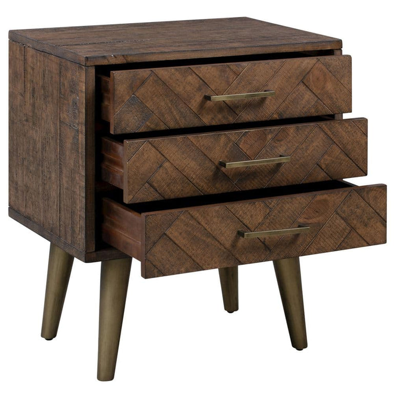 Fern Cottage Havana 3 Drawer Bedside Locker