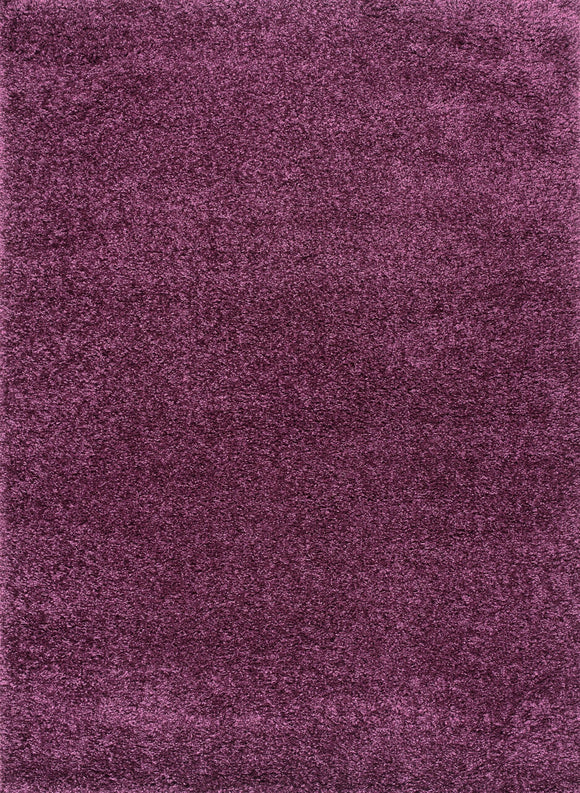 Elevate your decor with our plush Shaggy Lilac Rug