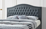 Grey Bed Frame - Luke Double Bed