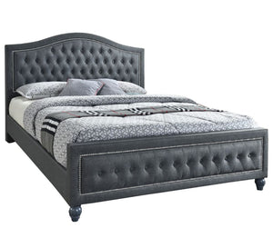 Luke Double Bed Grey - Modern Bedroom Furniture