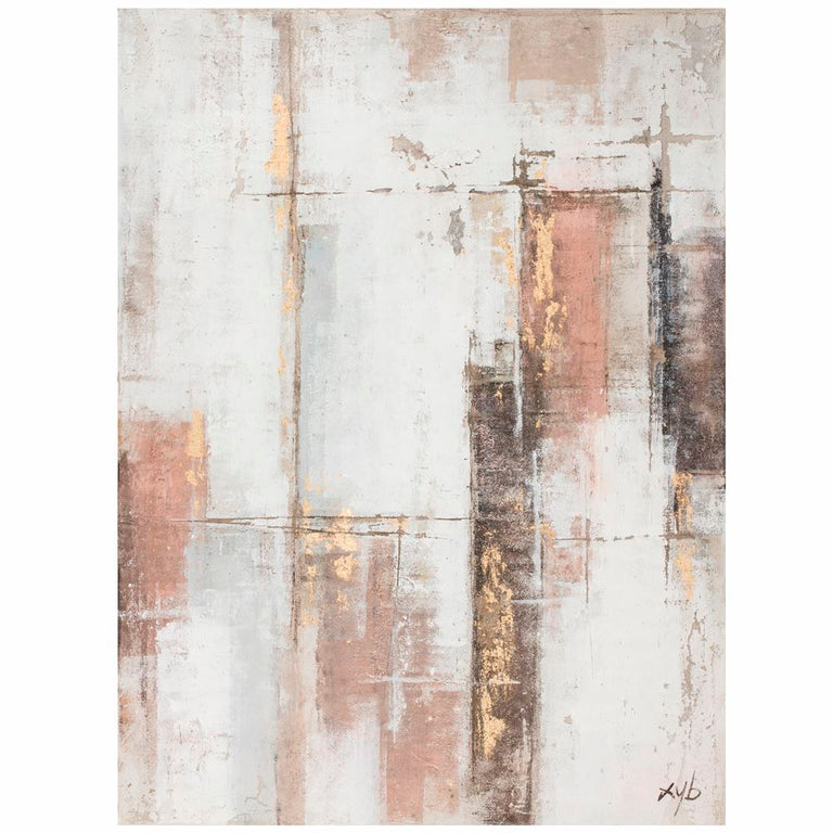 Fern Cottage Handpainted Abstract On Canvas