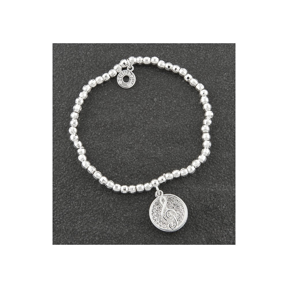 Equilibrium Equilibrium Music Sparkle Clef Bracelet Foy and Company
