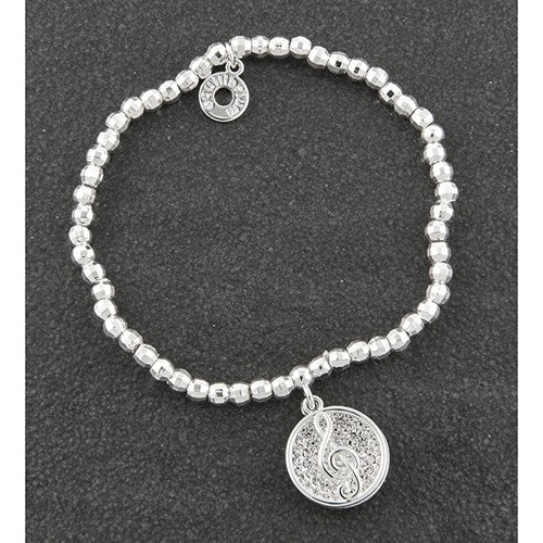 Equilibrium Music Sparkle Clef Bracelet