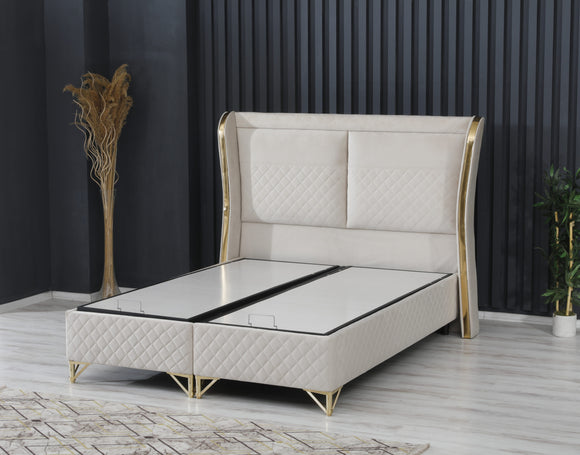 Indulge in luxurious comfort with the Sweet Sleep King Size Ottoman Bed. This bed combines style and functionality with its spacious storage compartment, allowing you to keep your bedroom tidy and organized.