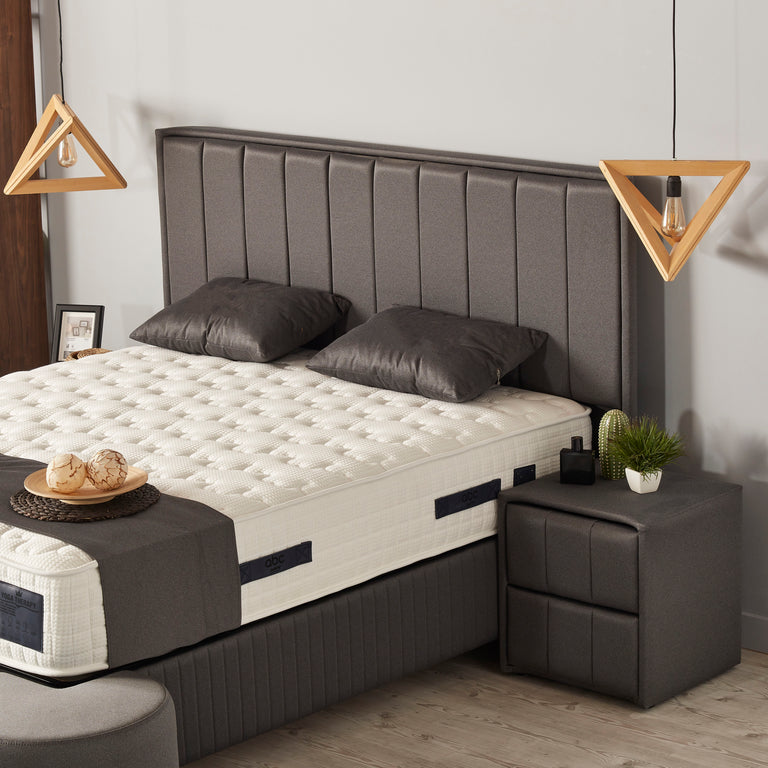 Noah Bedside Table Grey