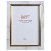 Fern Cottage Marble Effect Frame With Gold Inlay 5X7