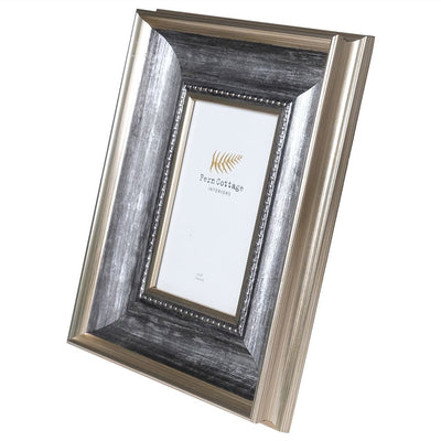 Fern Cottage Distressed Pewter Frame 4X6