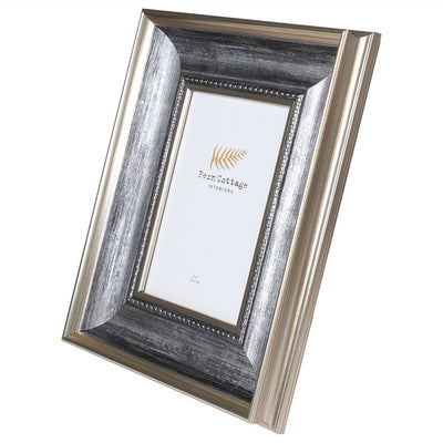 Fern Cottage Distressed Pewter Frame 5X7