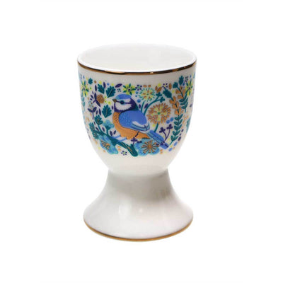 Birdy Set of Four Egg Cups and Spoons