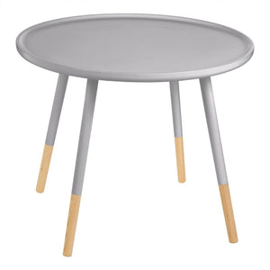 Viborg Grey Round Side Table