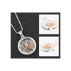 Equilibrium Crystal Angel Necklace
