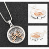 Equilibrium Crystal Angel Necklace