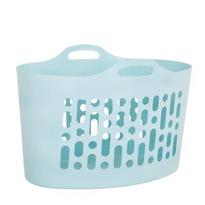 FlexiStore 8L Laundry Utility Basket Duck Egg Blue