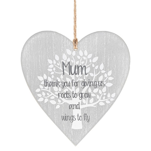 Tree Of Life Hang Heart Mum