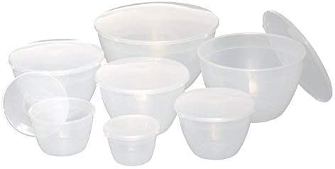 Kitchencraft Plastic Pudding Basin with Lid 3 Pint 1.7L