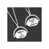 Equilibrium Spinning Heart Necklace Rainbows