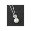 Equilibrium Swirl Pearl Necklace