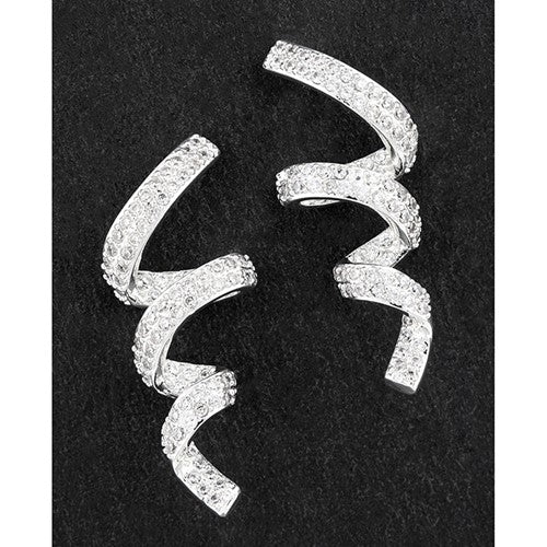 Equilibrium Silver Lightening Earrings