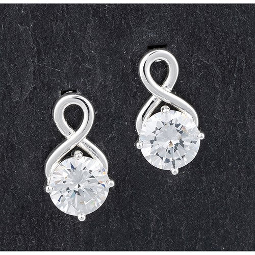 Equilibrium Solitaire Stud Earrings