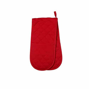 Double Oven Glove Love Colour Scarlet