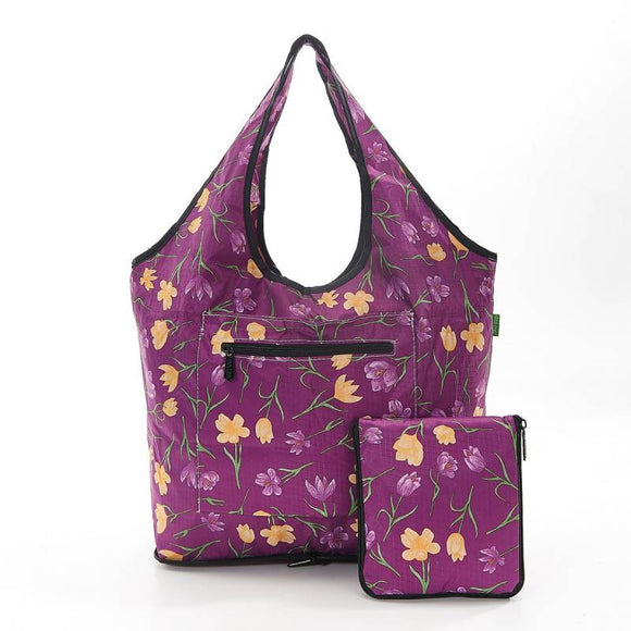 Purple Crocus Foldable Weekend Bag