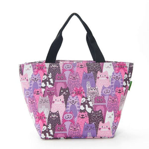 Purple Cats Cool Bag
