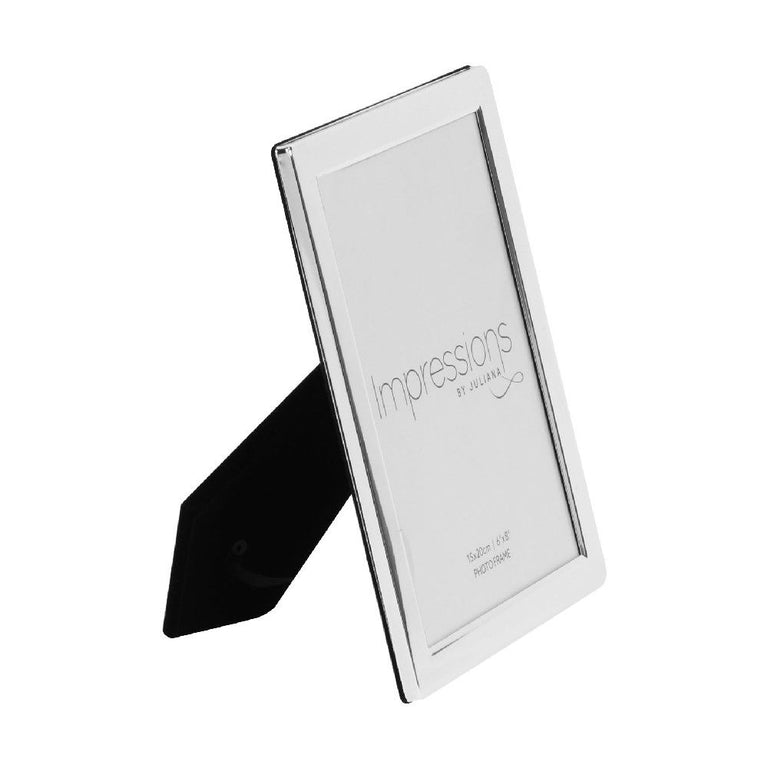 Impressions Silver Plated Photo Frame Flat Edge