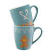 Belleek Living Gingerbread Men Set of 4 Mugs