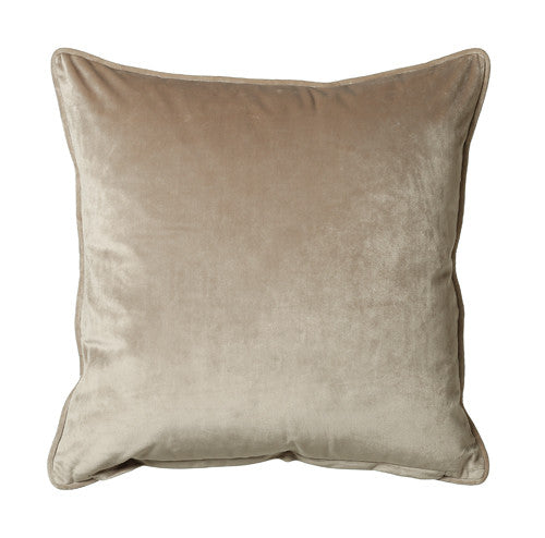 Scatterbox Bellini Velour Cushion  Taupe