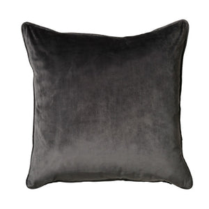 Scatterbox Bellini Velour Cushion  Charcoal
