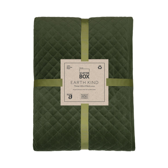 Scatterbox Erin Throw Earth Green