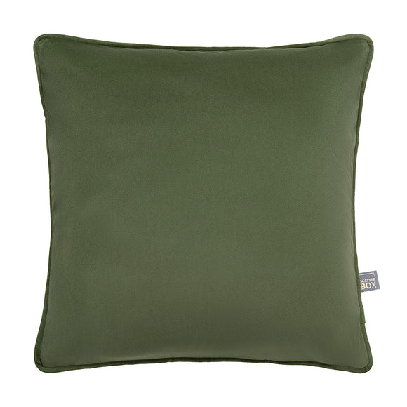 Scatterbox Erin Plain Cushion Earth Green