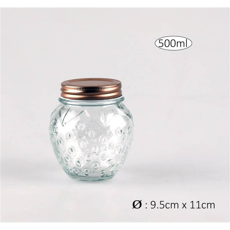 Jar W Cover 500ML