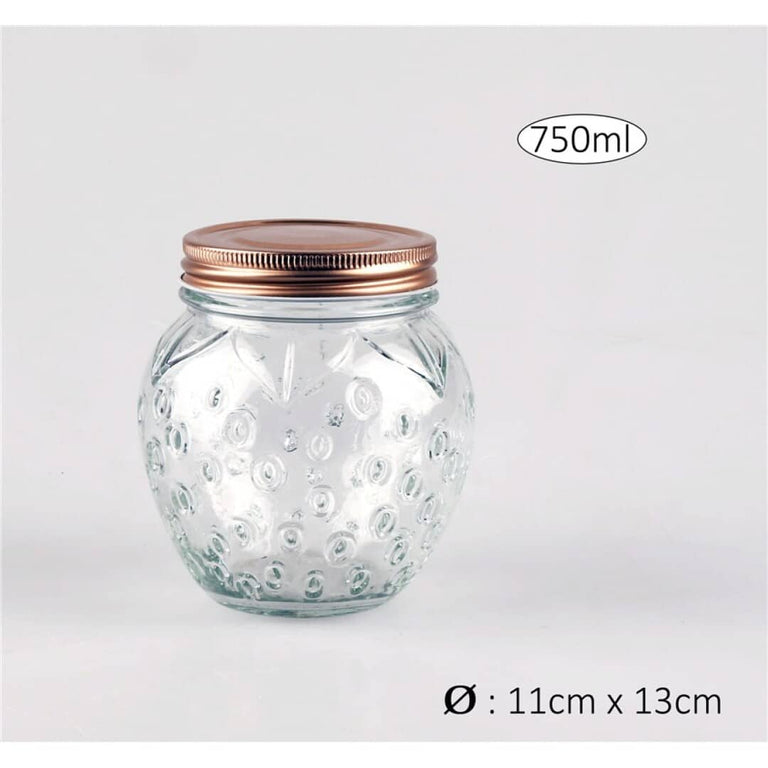 Jar W Cover 750ml