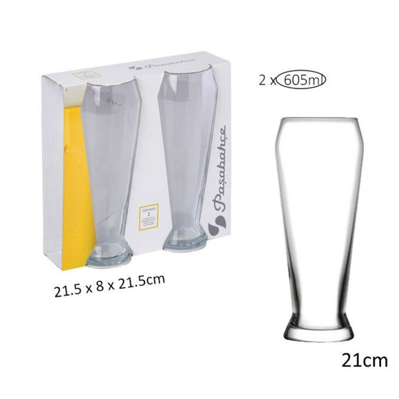 Set of 2 Tall Beer Cups
