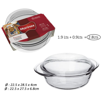 Round Casserole WLid