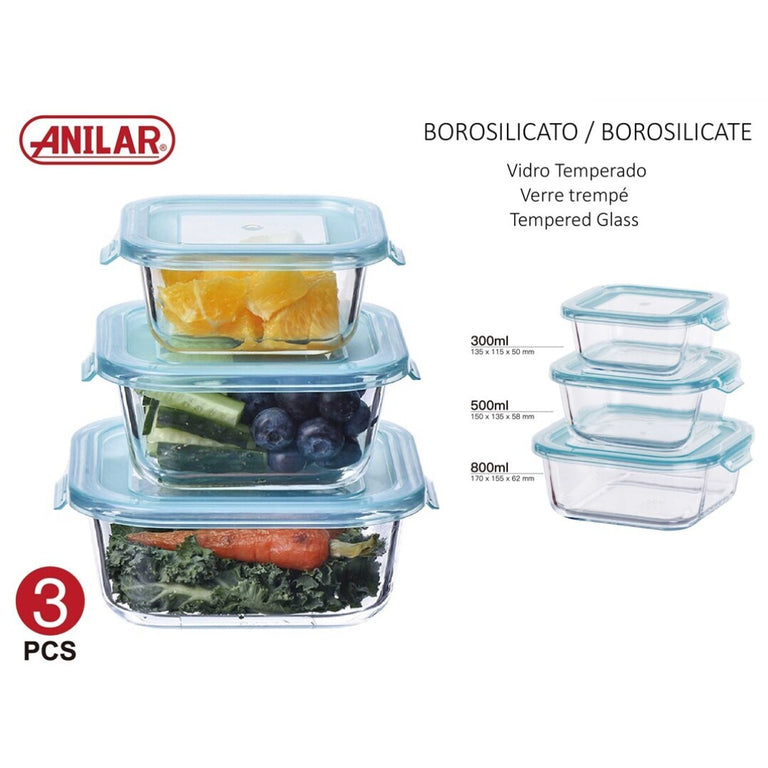 Food Container Set Of 3
