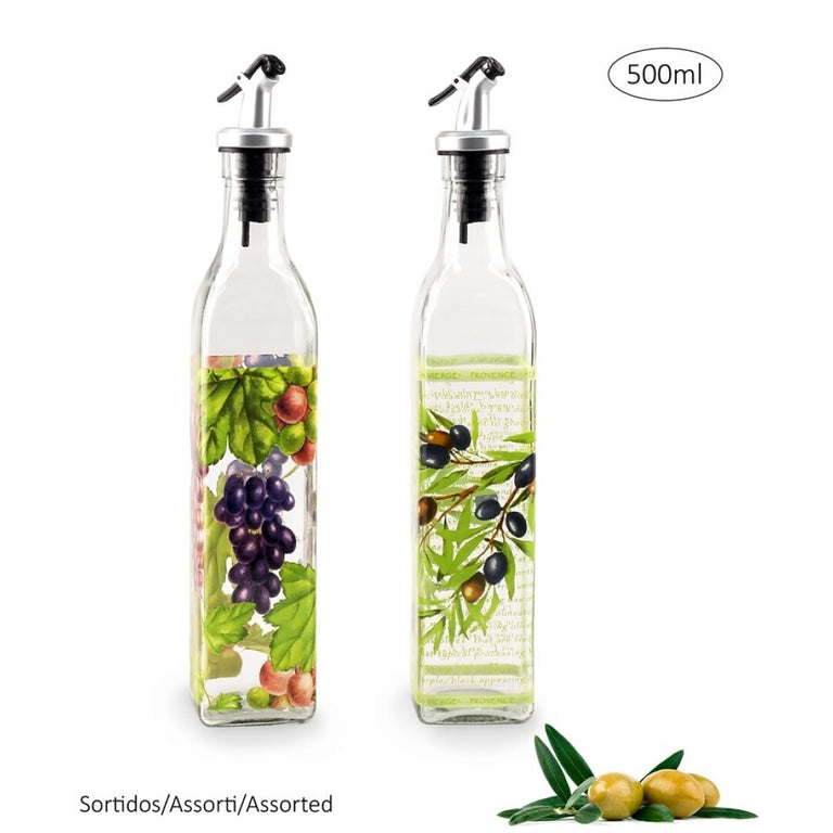 Glass Oil Bottle 500ml Assortment