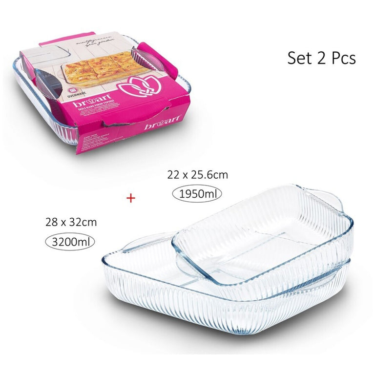 Square Roaster Set Of 2