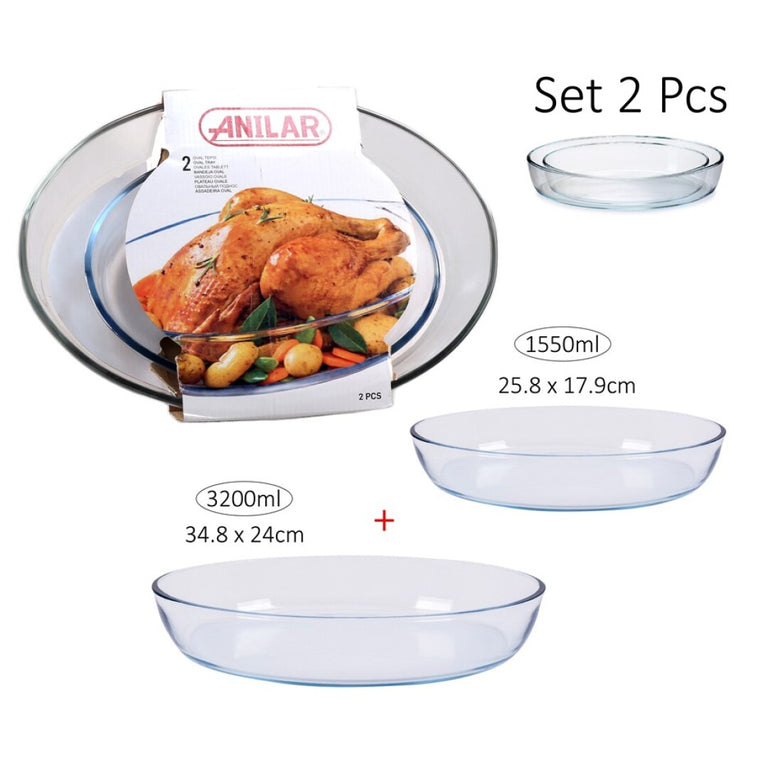 Oval Roaster Set Of 2