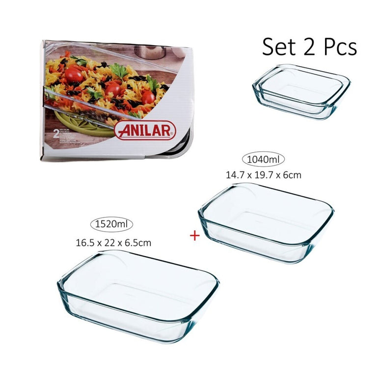 Rectangle Roaster Set Of 2